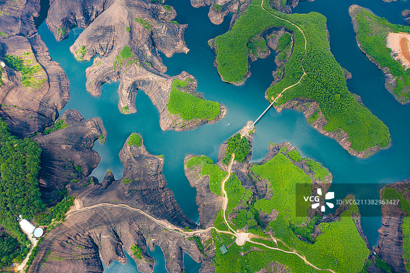 航拍湖南郴州高椅岭景区图片素材