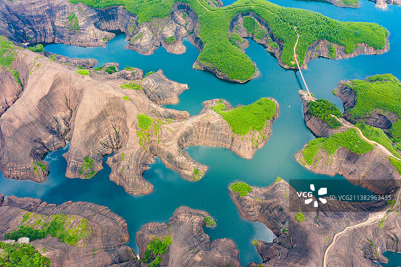 航拍湖南郴州高椅岭景区图片素材