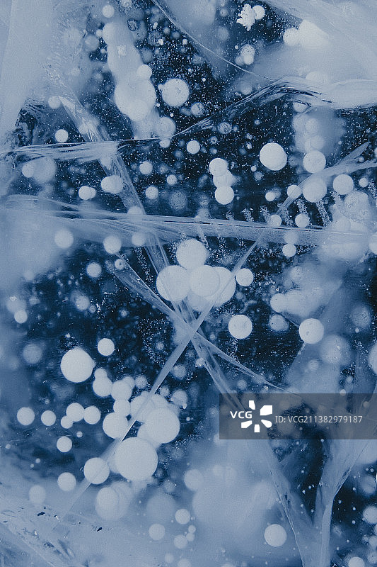 冰气泡图片素材