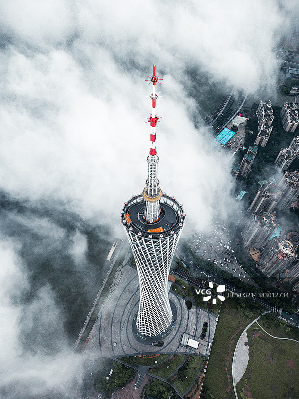 广州頂上云海图片素材