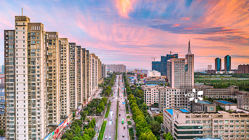 荥阳繁华中心图片素材