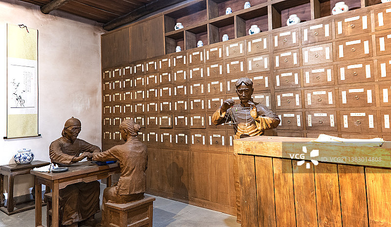 中医药铺图片素材