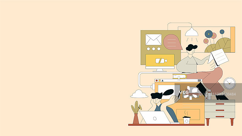 工作设计模板图片素材