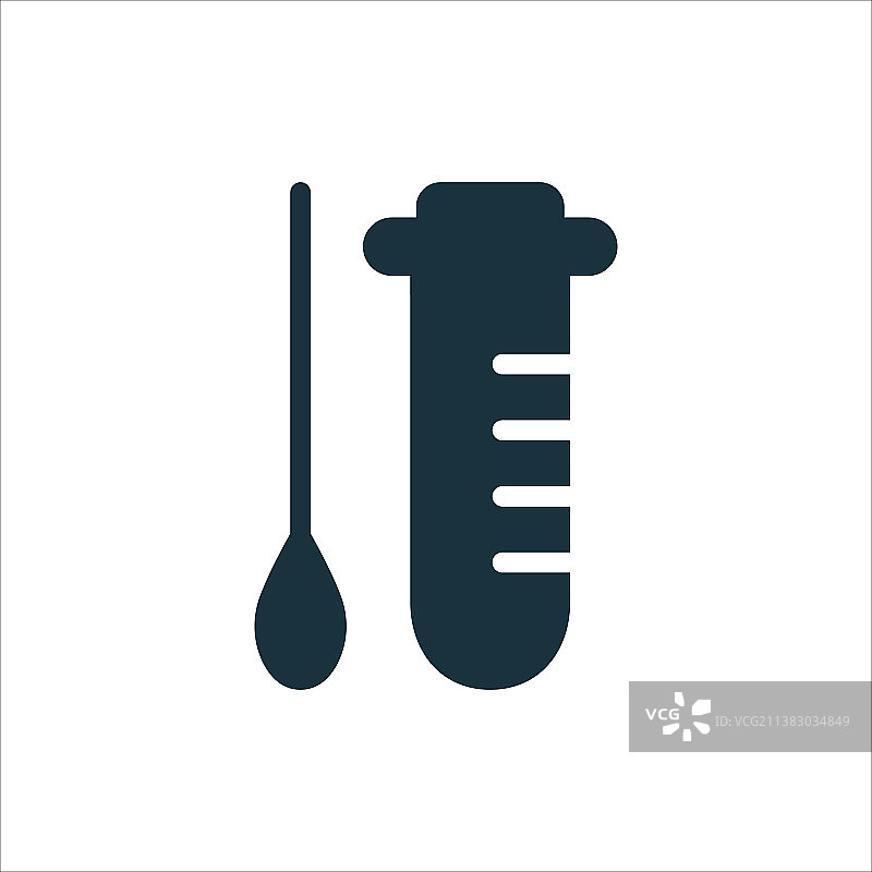 新冠或基因检测分析工具剪影图片素材