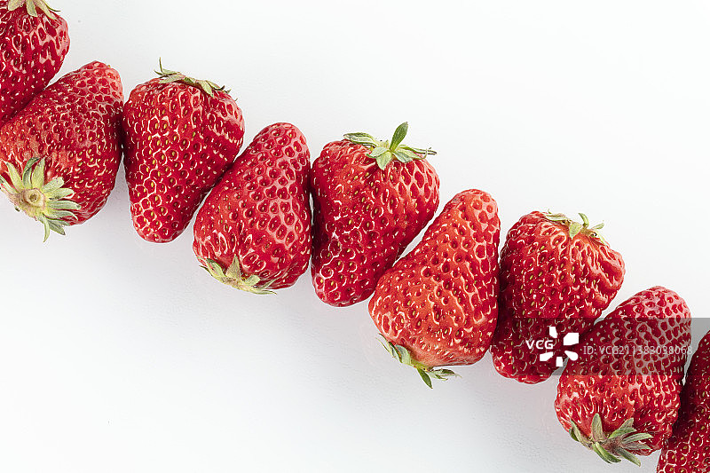 草莓静物特写图片素材