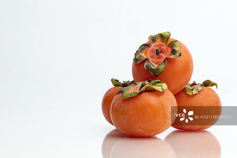 柿子静物特写图片素材