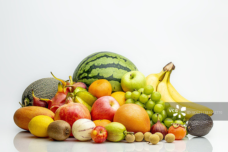 水果堆静物特写图片素材
