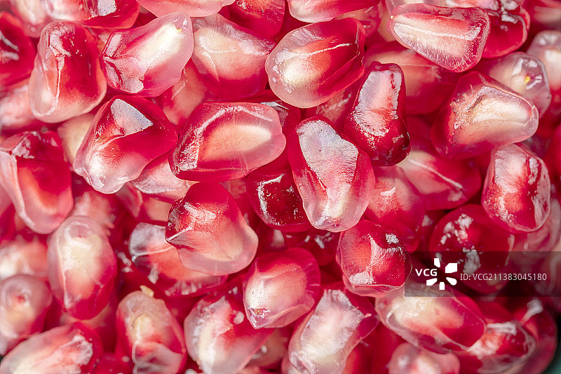 石榴籽特写图片素材