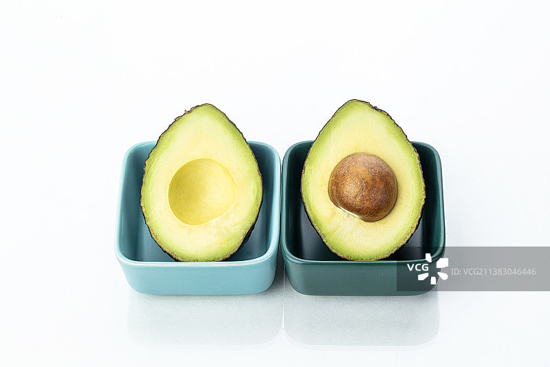 鳄梨,牛油果,横截面,静物图片素材