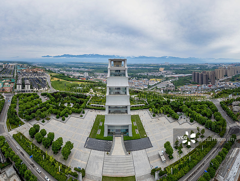 西安航天城揽月阁图片素材