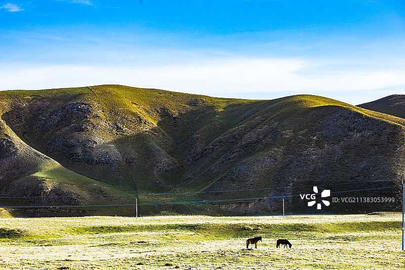 青海省海南藏族自治州-沿途风光图片素材
