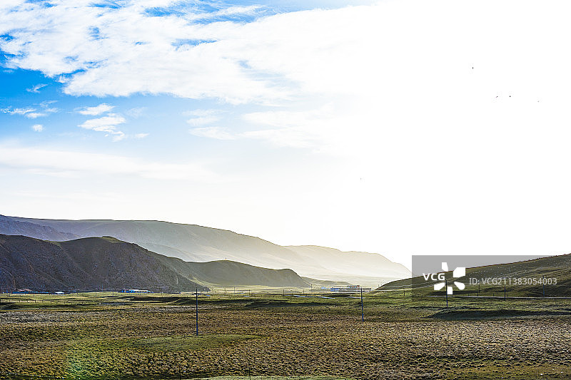 青海省海南藏族自治州-沿途风光图片素材