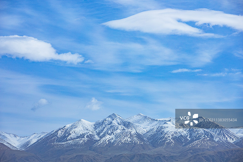 青海省海西蒙古族藏族自治州-茶卡盐湖景区图片素材