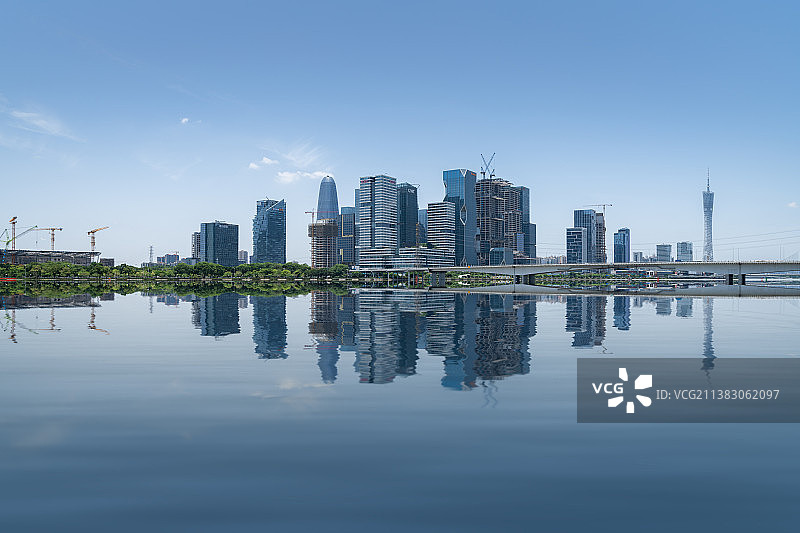 广州琶洲天际线风景图片素材