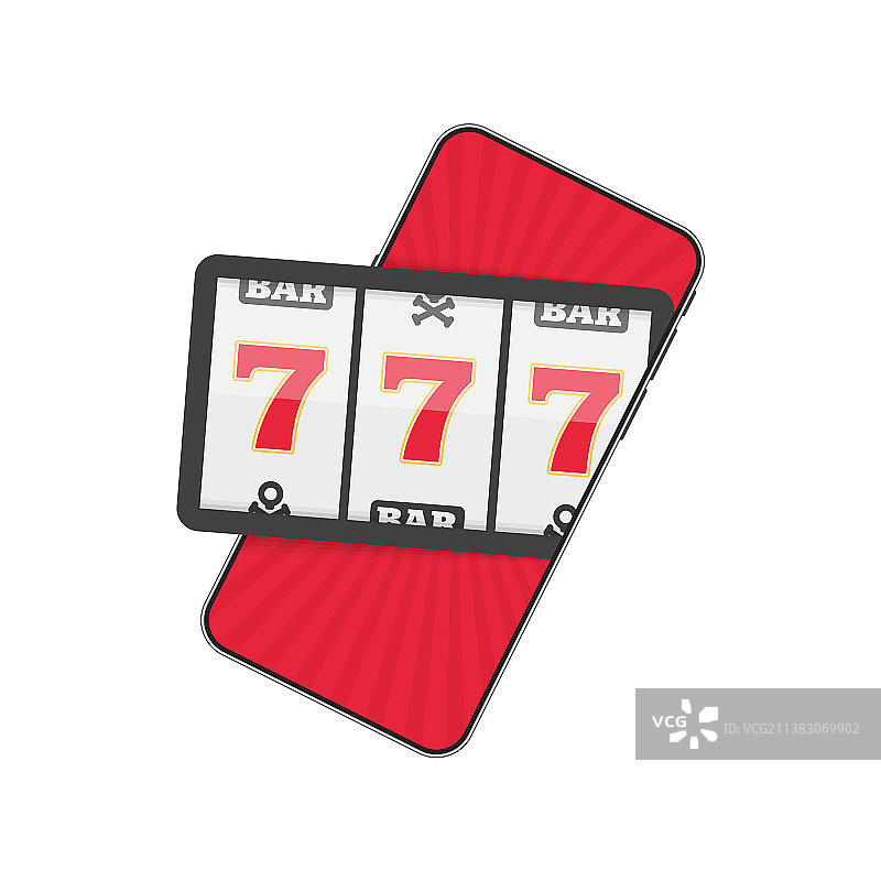 在线赌场智能手机图片素材