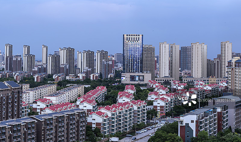 银川城的颜色图片素材