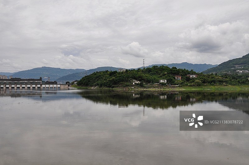 重庆开州举子园 汉丰湖图片素材