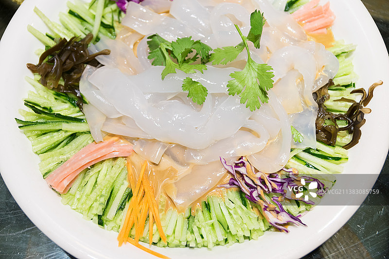 东北菜大拉皮图片素材