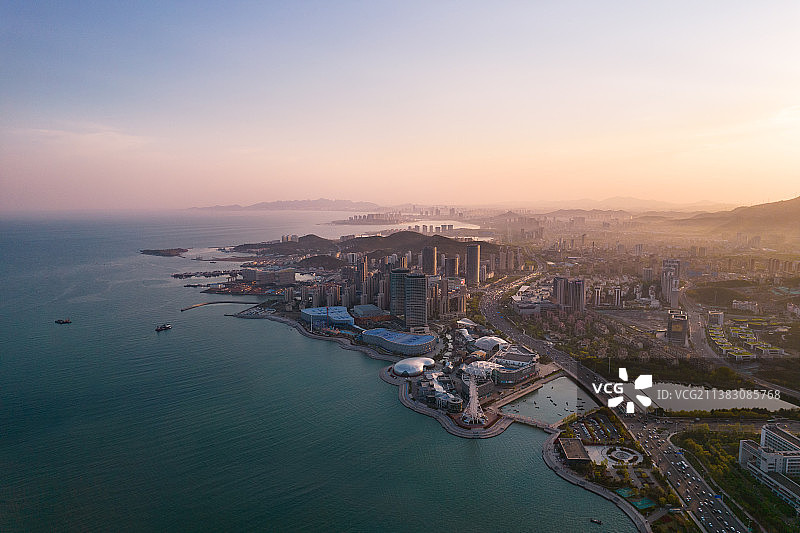 青岛西海岸新区城市风光图片素材