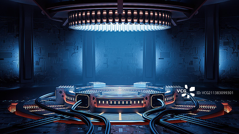 机械感创意科幻背景图片素材