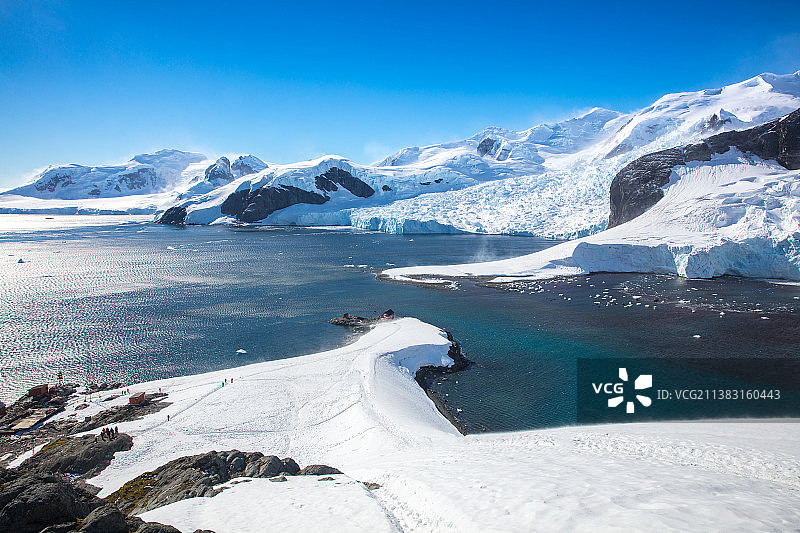 南极科考旅游图片素材