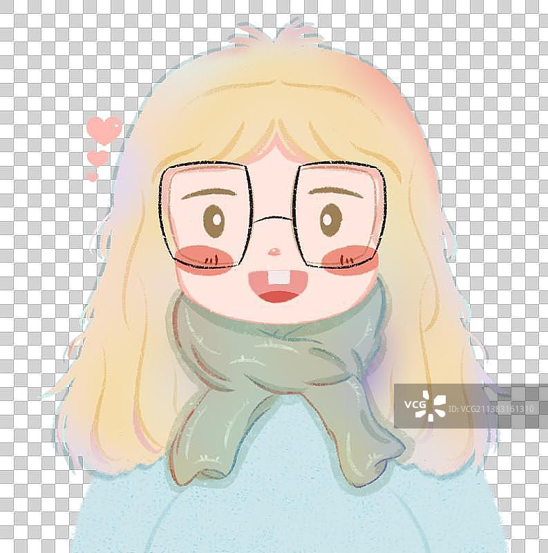 可爱小头像图片素材