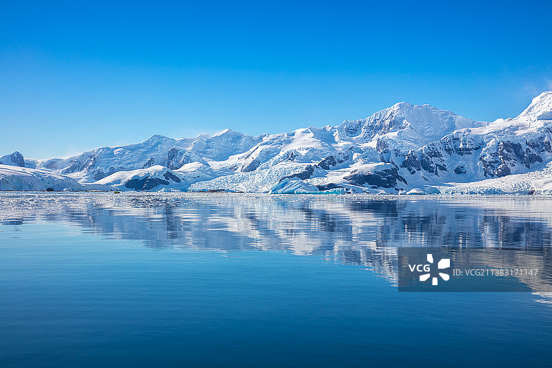 南极冰山与冰川图片素材