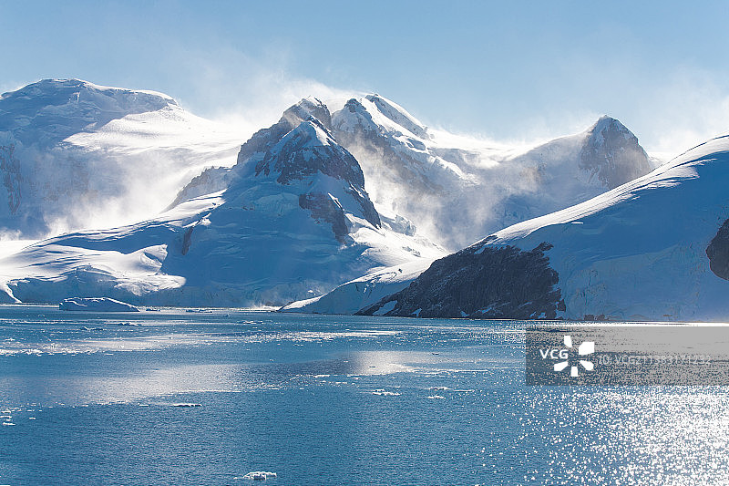 南极冰山与冰川图片素材