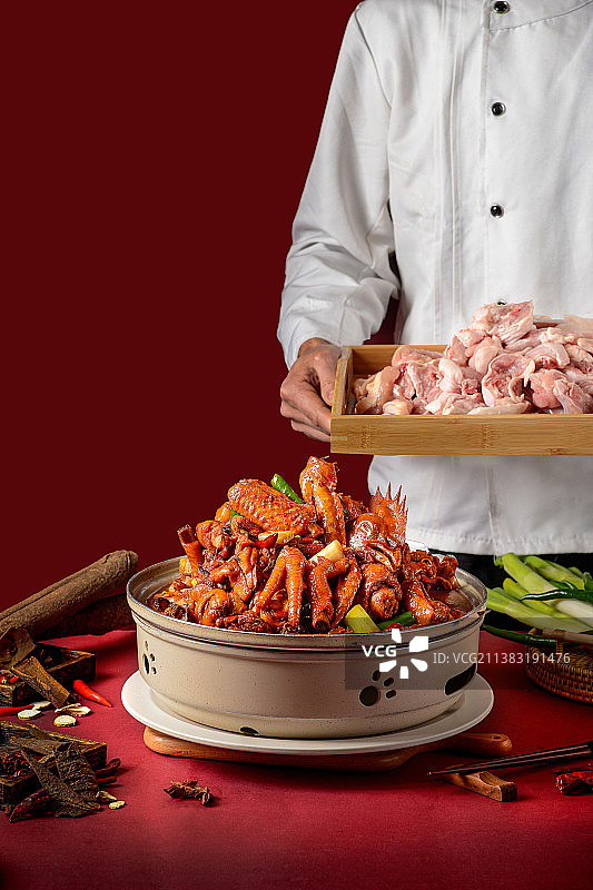 大盘鸡 酸菜鱼 沸腾鱼 美食 中餐美食 个标题图片素材