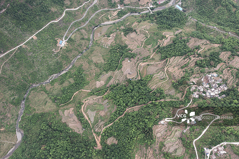 贵州山村地貌图片素材
