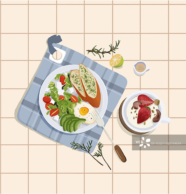 早餐美食图片素材