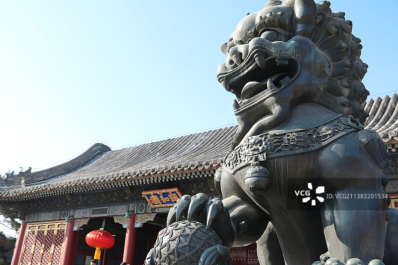 石狮子图片素材