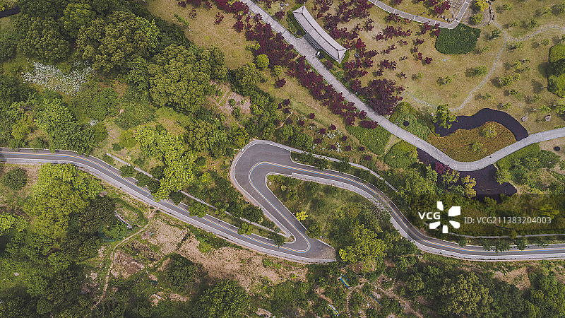 航拍温岭·五龙山公园（二）图片素材