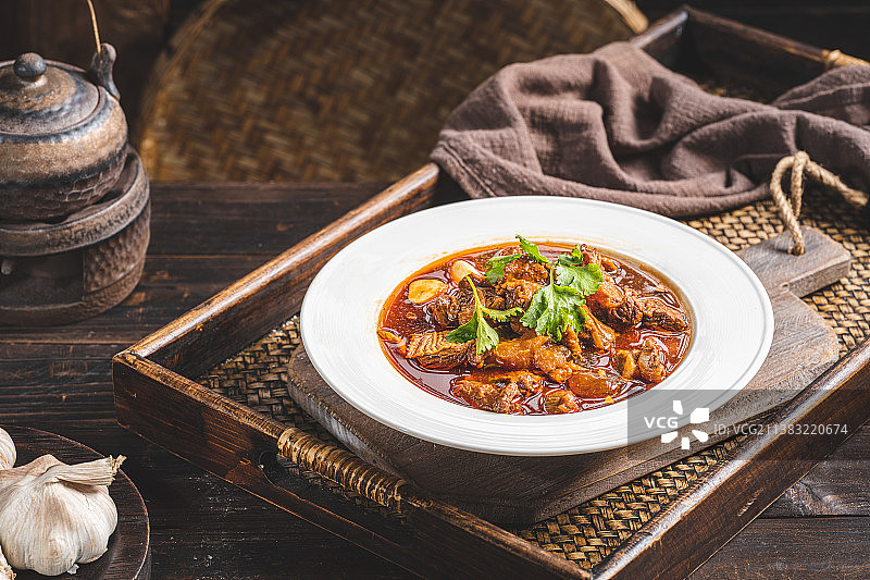 香辣酥肉 青椒肉片 炸鸡排 锅巴肉片 鸭血 粉蒸排骨 红糖凉糕图片素材