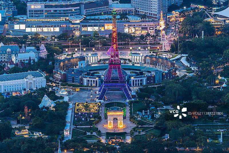 深圳世界之窗夜景图片素材