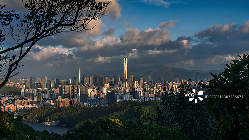 塘朗山图片素材