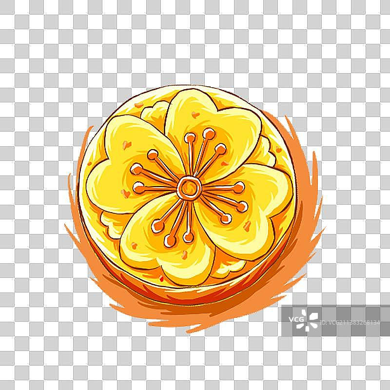 中华传统糕点桂花糕图片素材