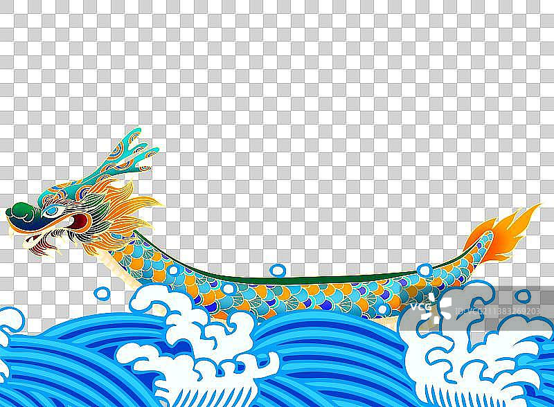 端午节龙舟免抠素材图片素材