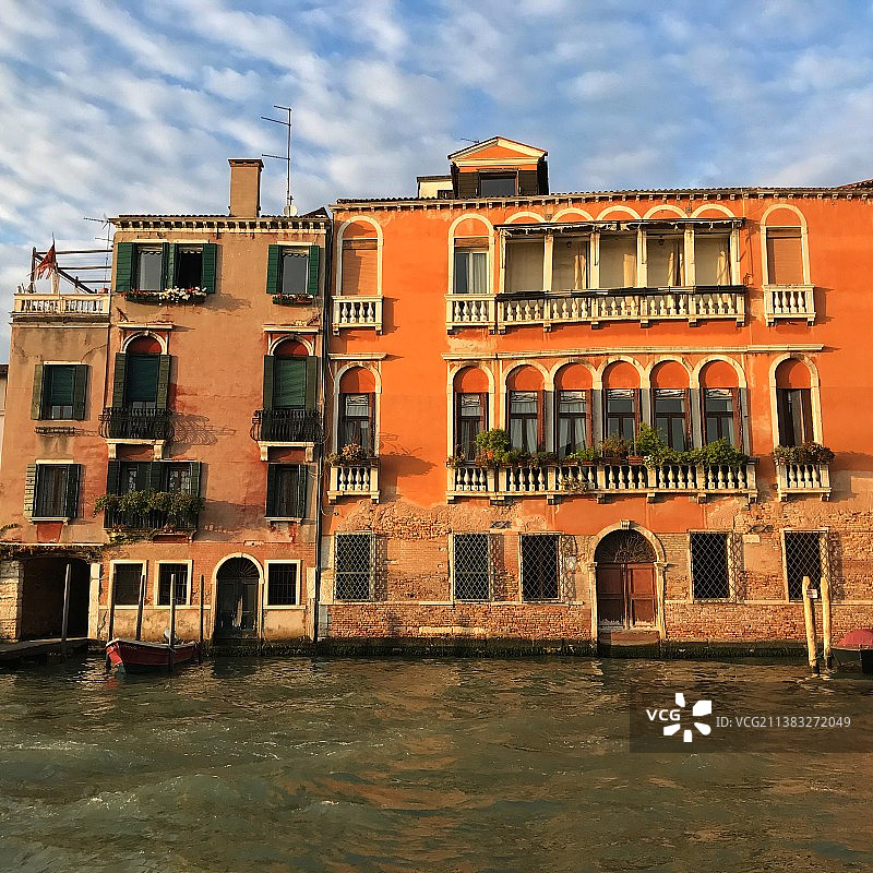 意大利威尼斯大运河全景图片素材