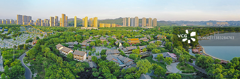 济南长清湖 园博园图片素材