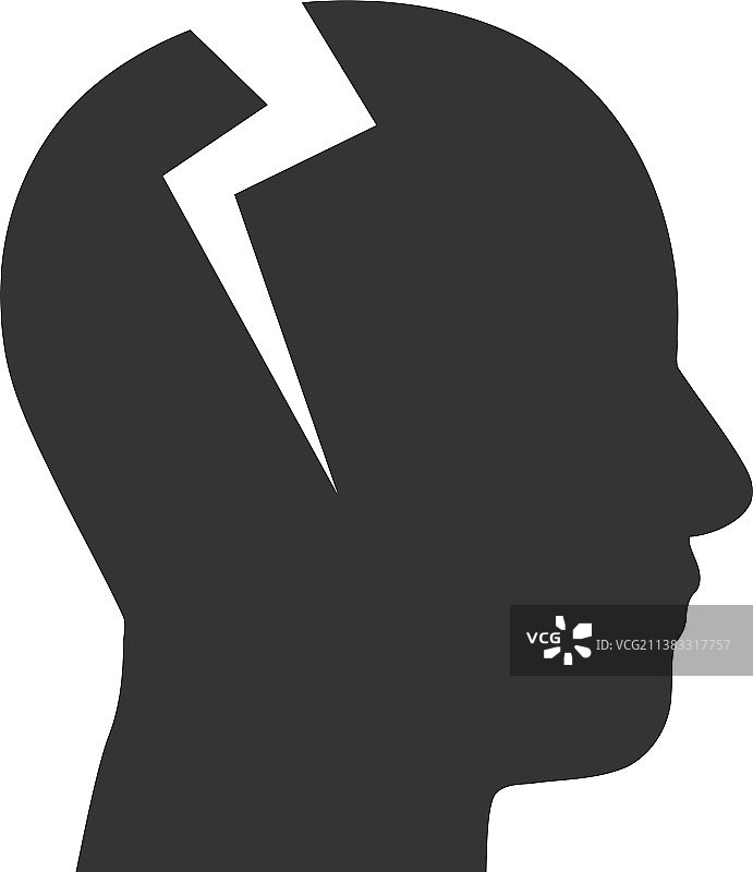 偏头痛图标图片素材