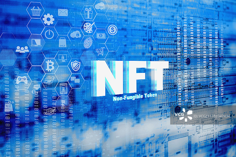 NFT联系全球通讯商业金融图片素材