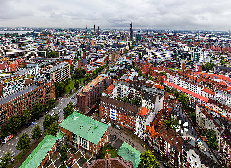 德国城市汉堡城区图片素材