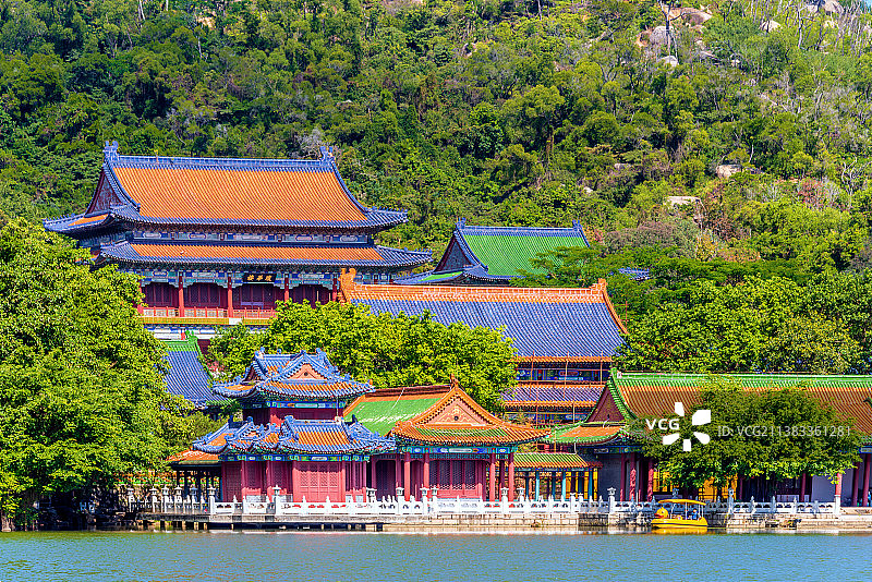 中国广东珠海圆明新园方壶胜境图片素材