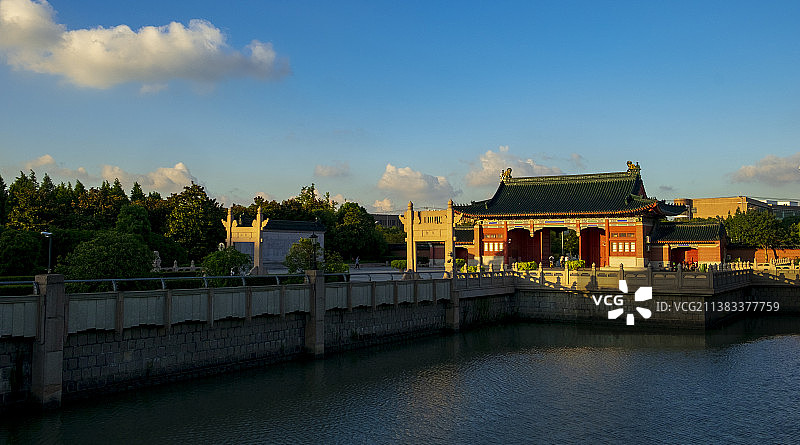 交大校门图片素材
