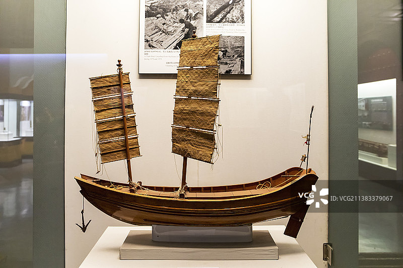 浙江宁波博物馆内景图片素材