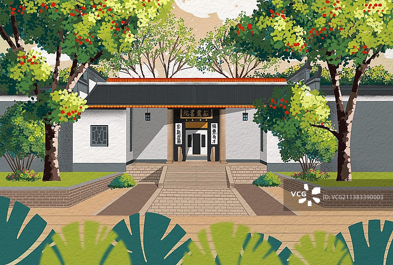 长沙岳麓书院图片素材