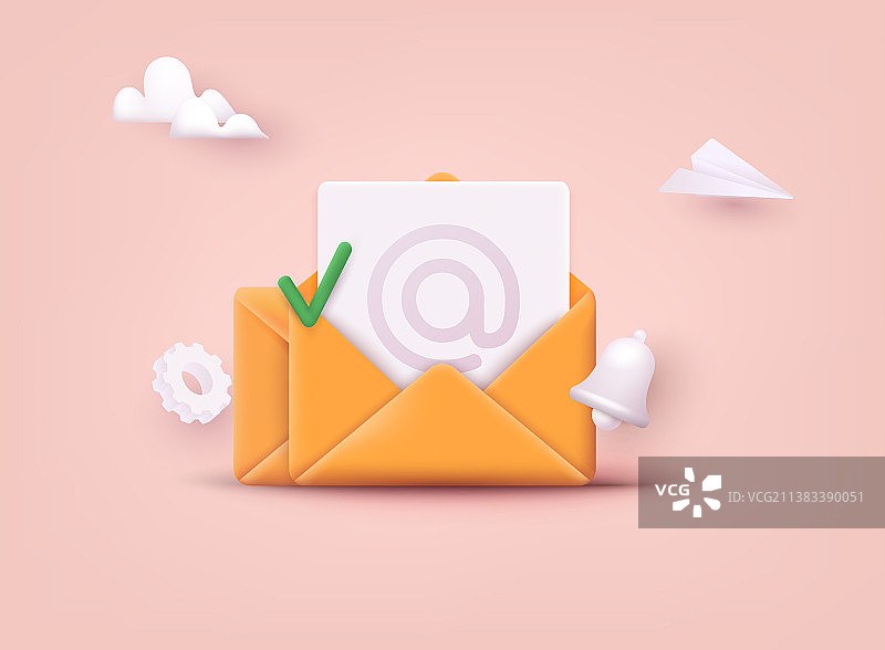 订阅在线营销新闻简报图片素材