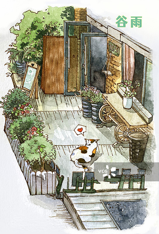 谷雨节气图片素材