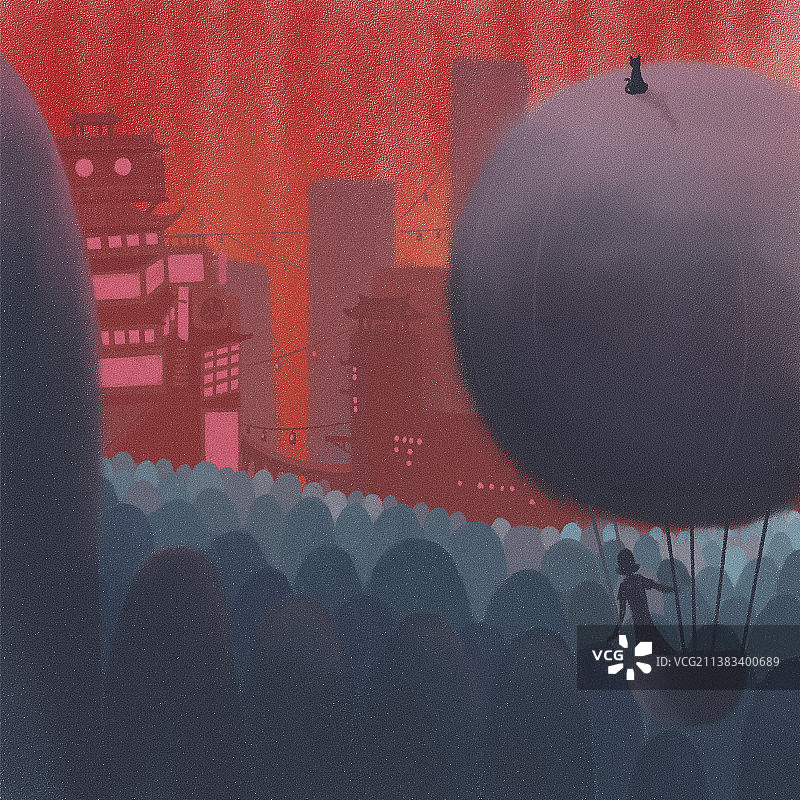 穿过这片森林就会到达图片素材